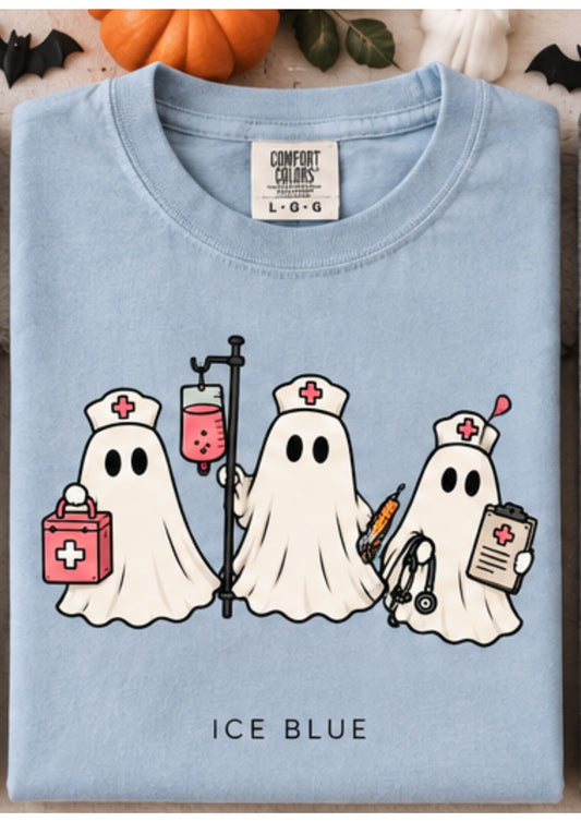 Medical Ghosts Comfort Colors Tee