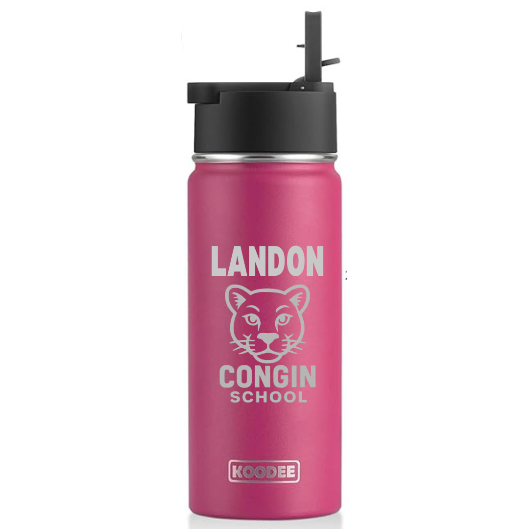 Personalized Congin Cougar Water Bottle – 18oz Stainless Steel