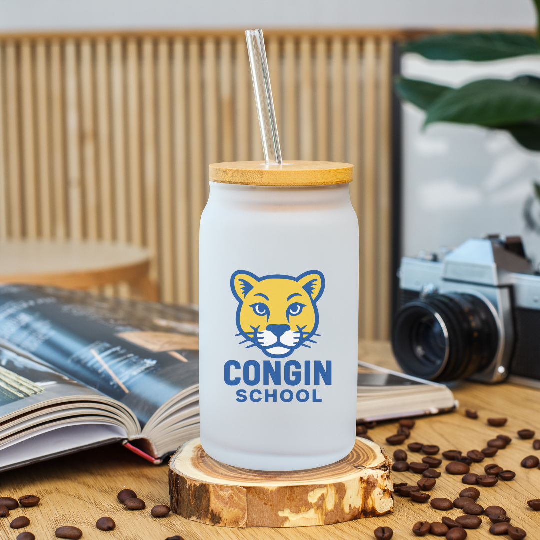 Congin Frosted Beer Can Glass