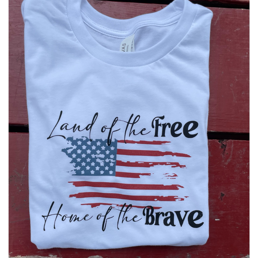 Land of the Free, Home of the Brave T-Shirt