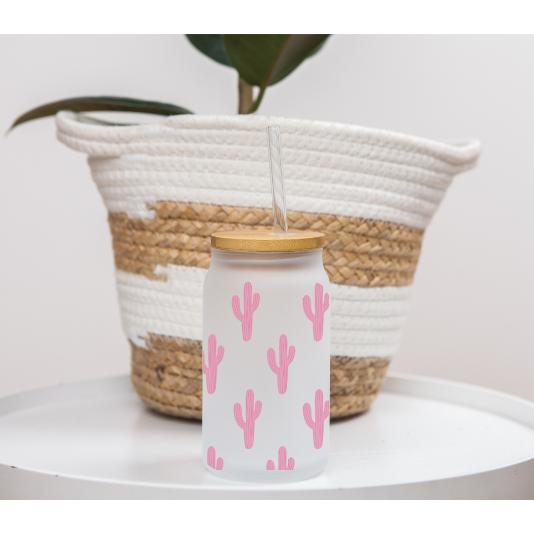 Cactus Can Glass Cups