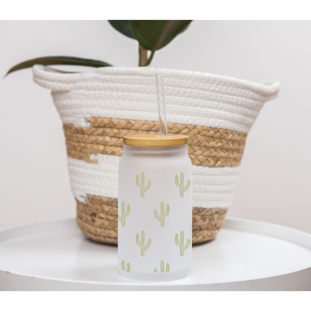 Cactus Can Glass Cups