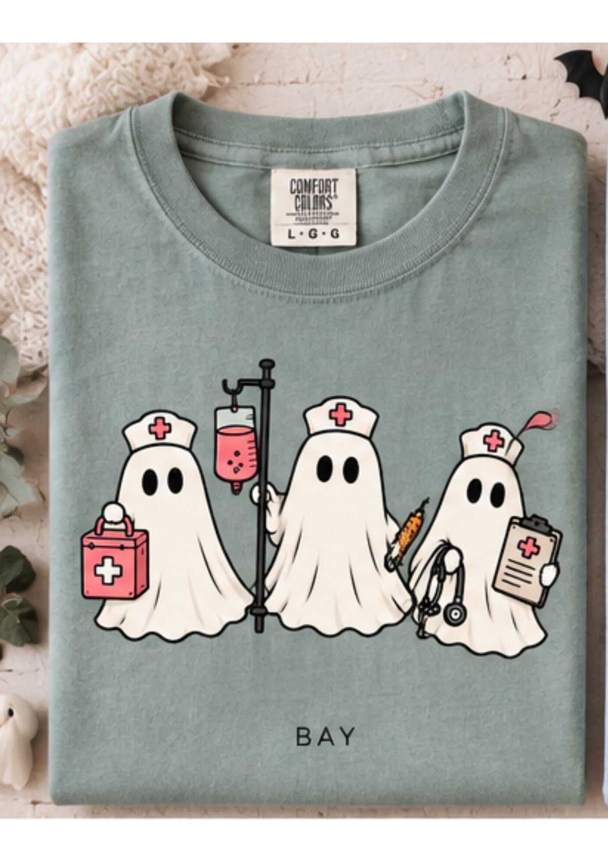 Medical Ghosts Comfort Colors Tee