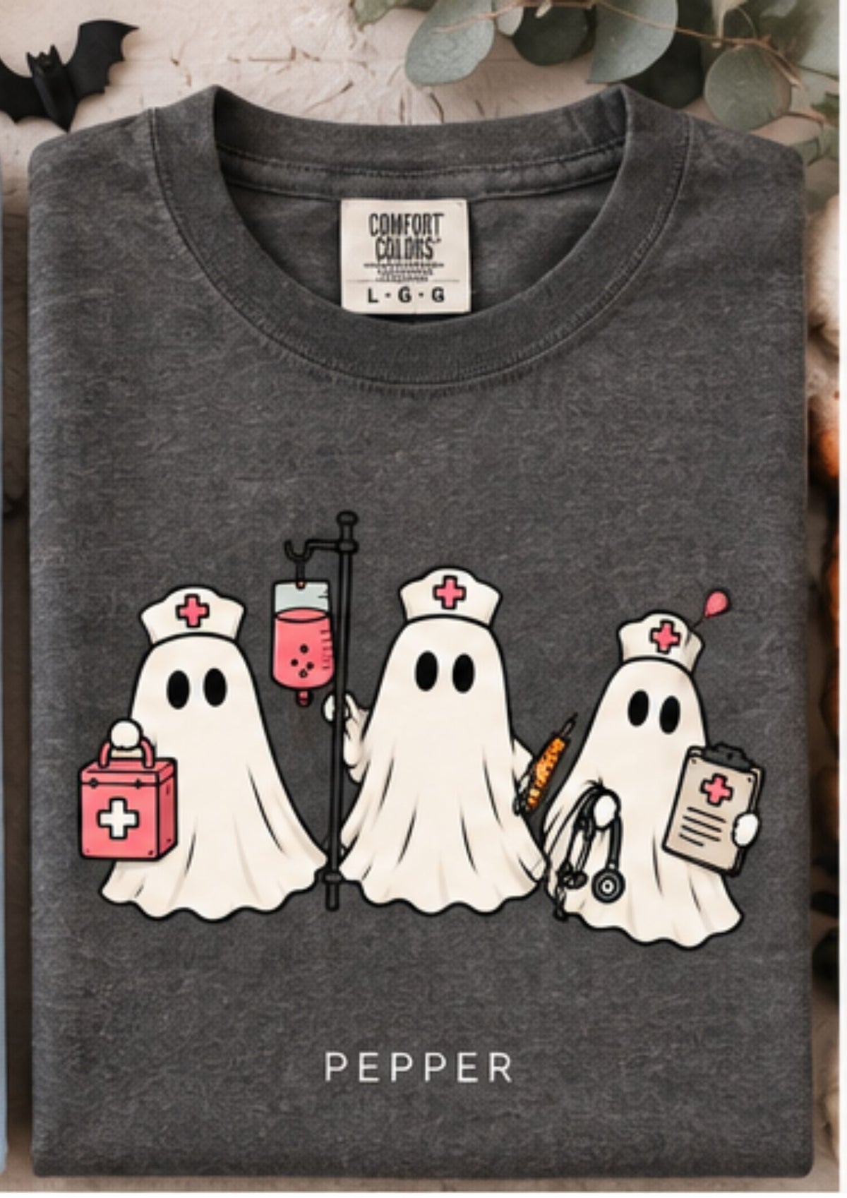 Medical Ghosts Comfort Colors Tee