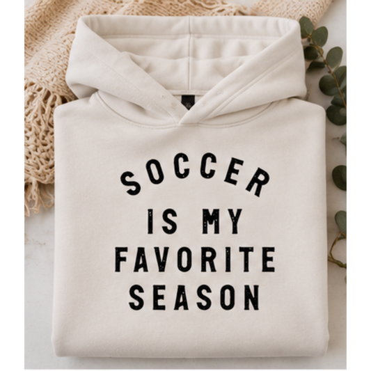 Soccer Is My Favorite Season – Heavyweight Hoodie