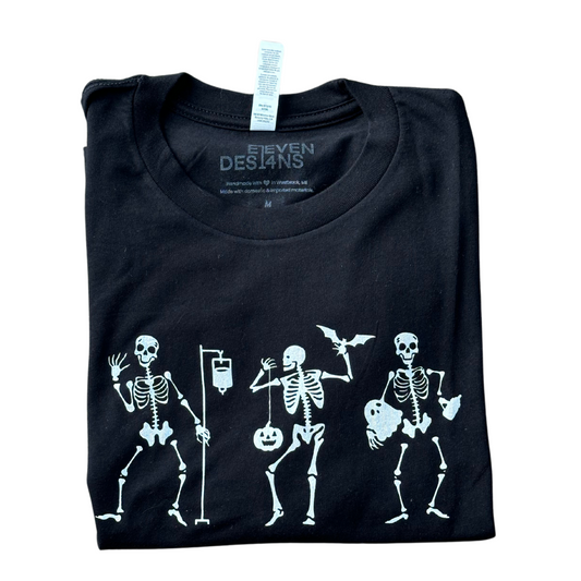 Dancing Healthcare Skeletons Tee