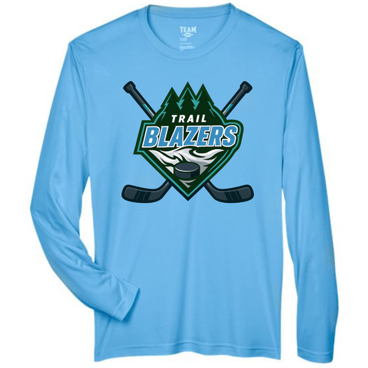 Adult Trail Blazers Performance Long Sleeve