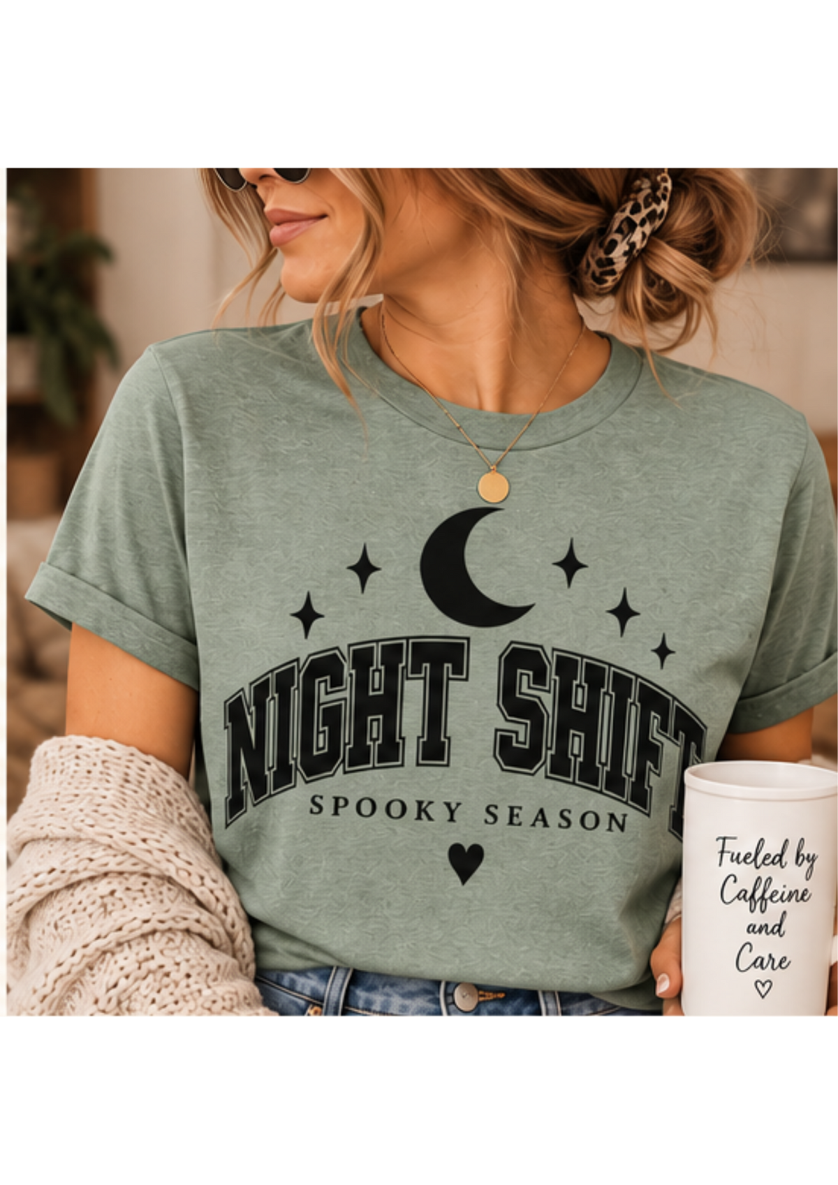 Night Shift | Spooky Season - Screen Printed Tee