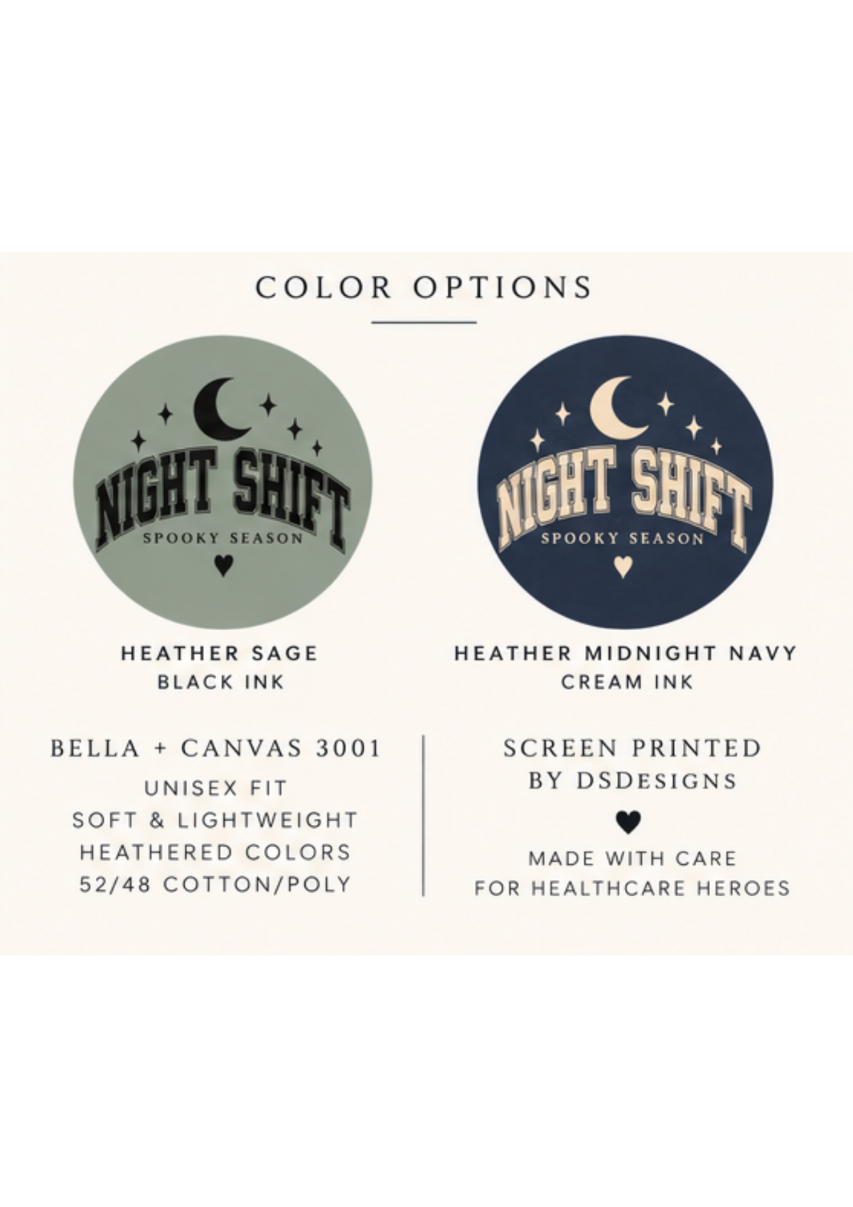 Night Shift | Spooky Season - Screen Printed Tee