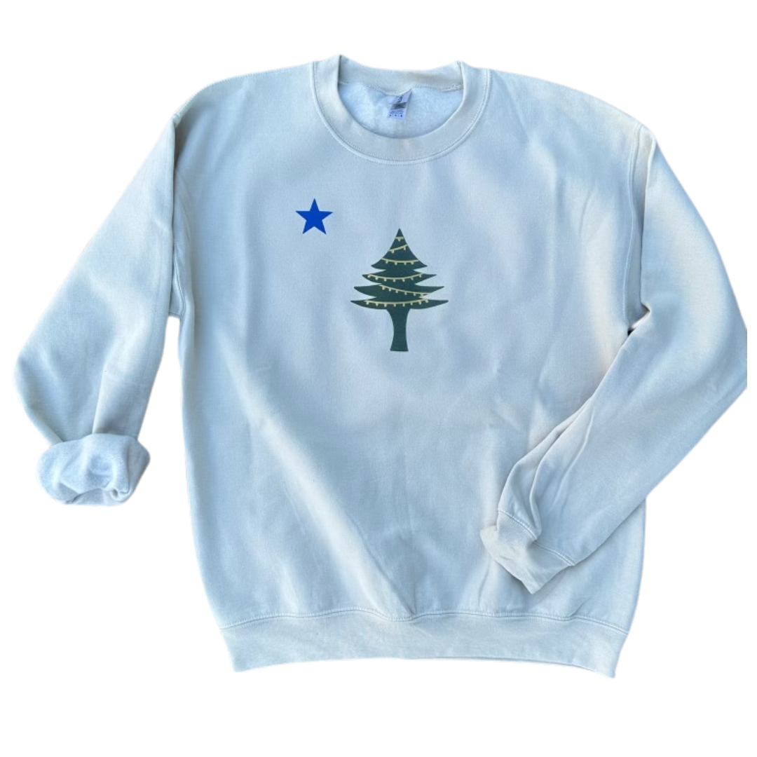 ME Christmas 1901 Flag Crewneck