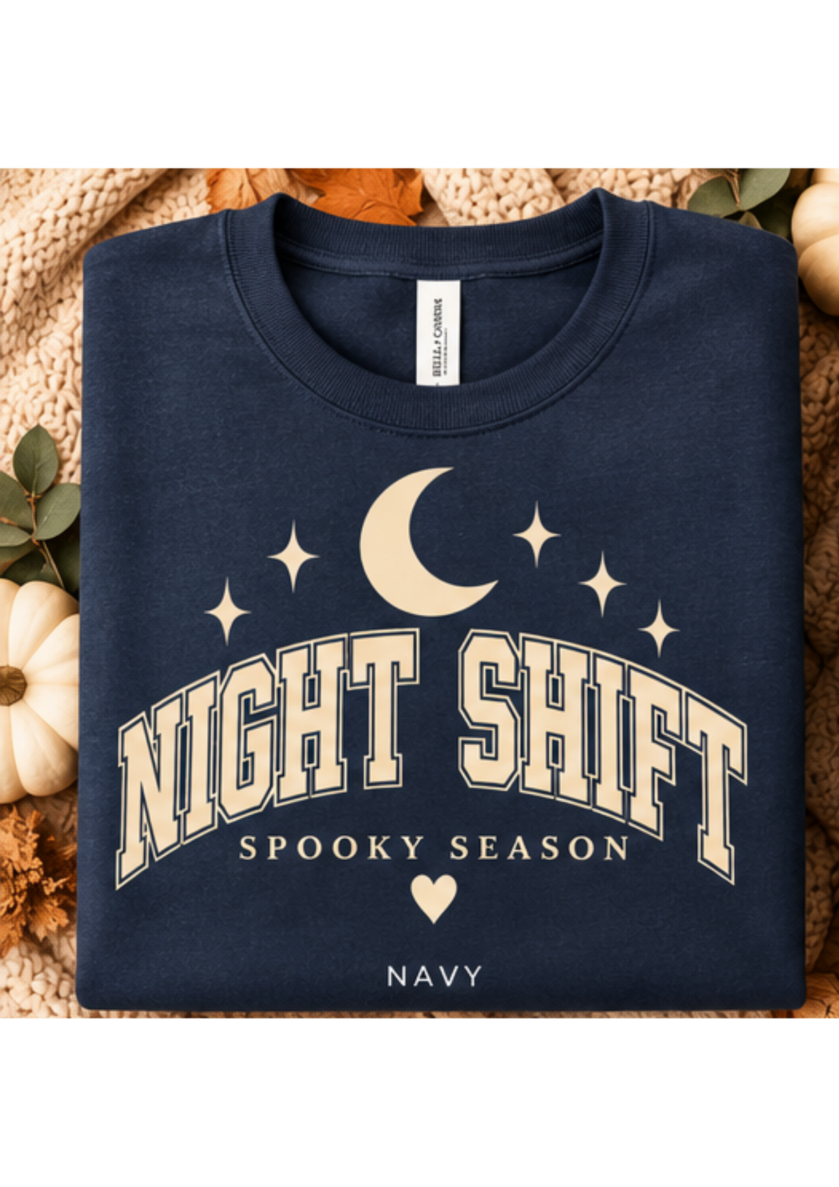 Night Shift - Screen Printed Crewneck