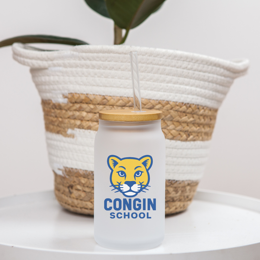 Congin Frosted Beer Can Glass