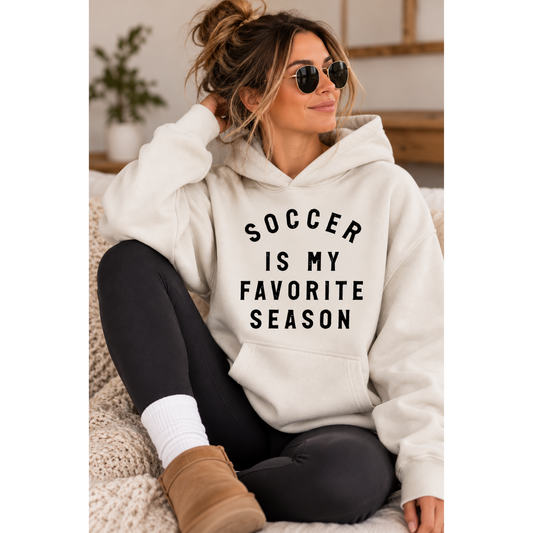 Soccer Is My Favorite Season – Heavyweight Hoodie