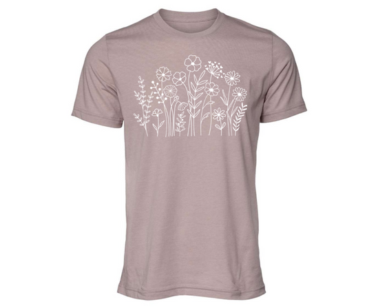 Dusty Pink Botanical Tee