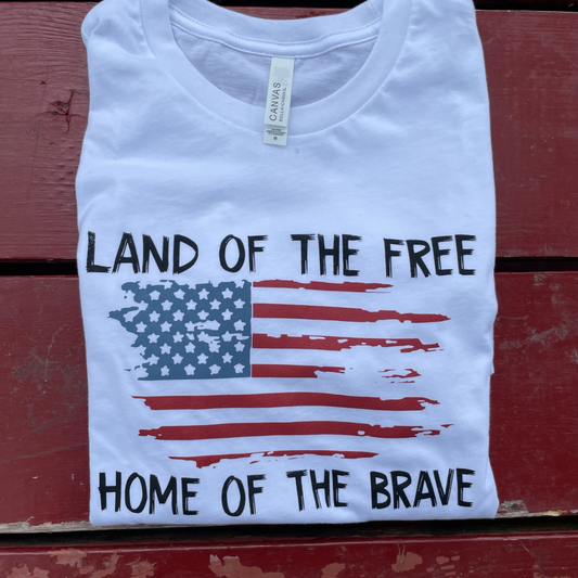 Land of the Free, Home of the Brave T-Shirt