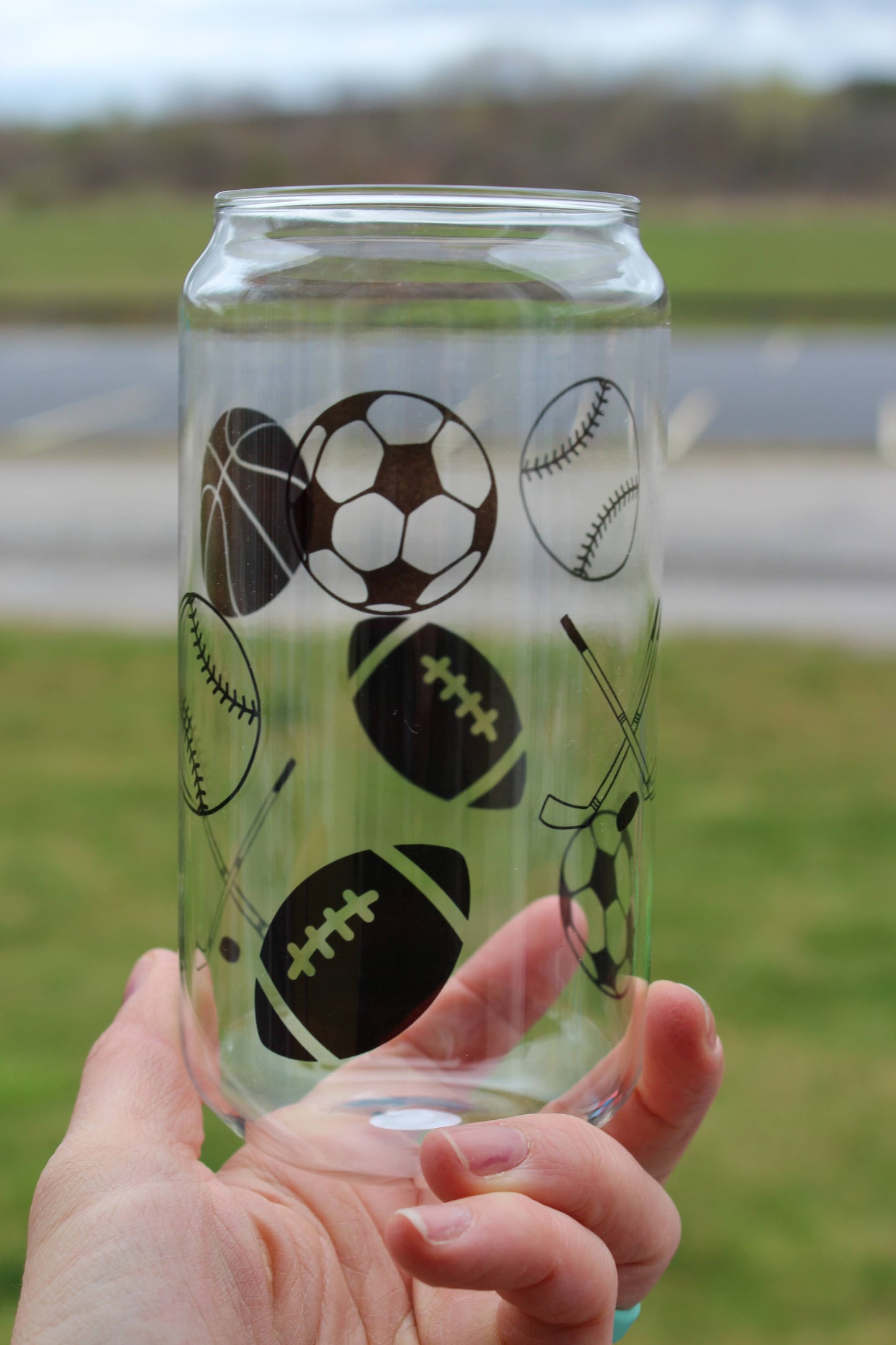 Sports Can Glass Cup