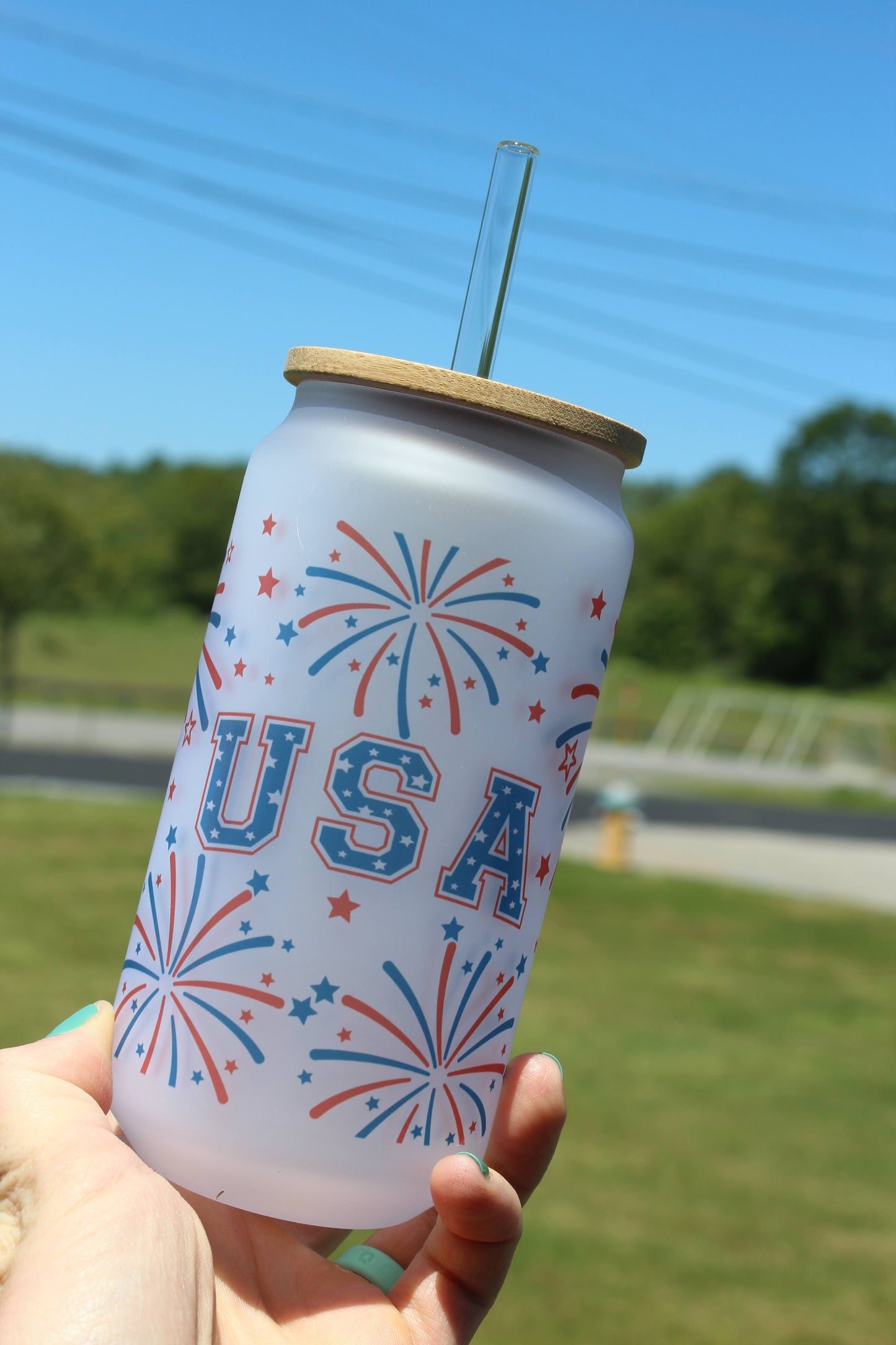 USA Can Glass Cups