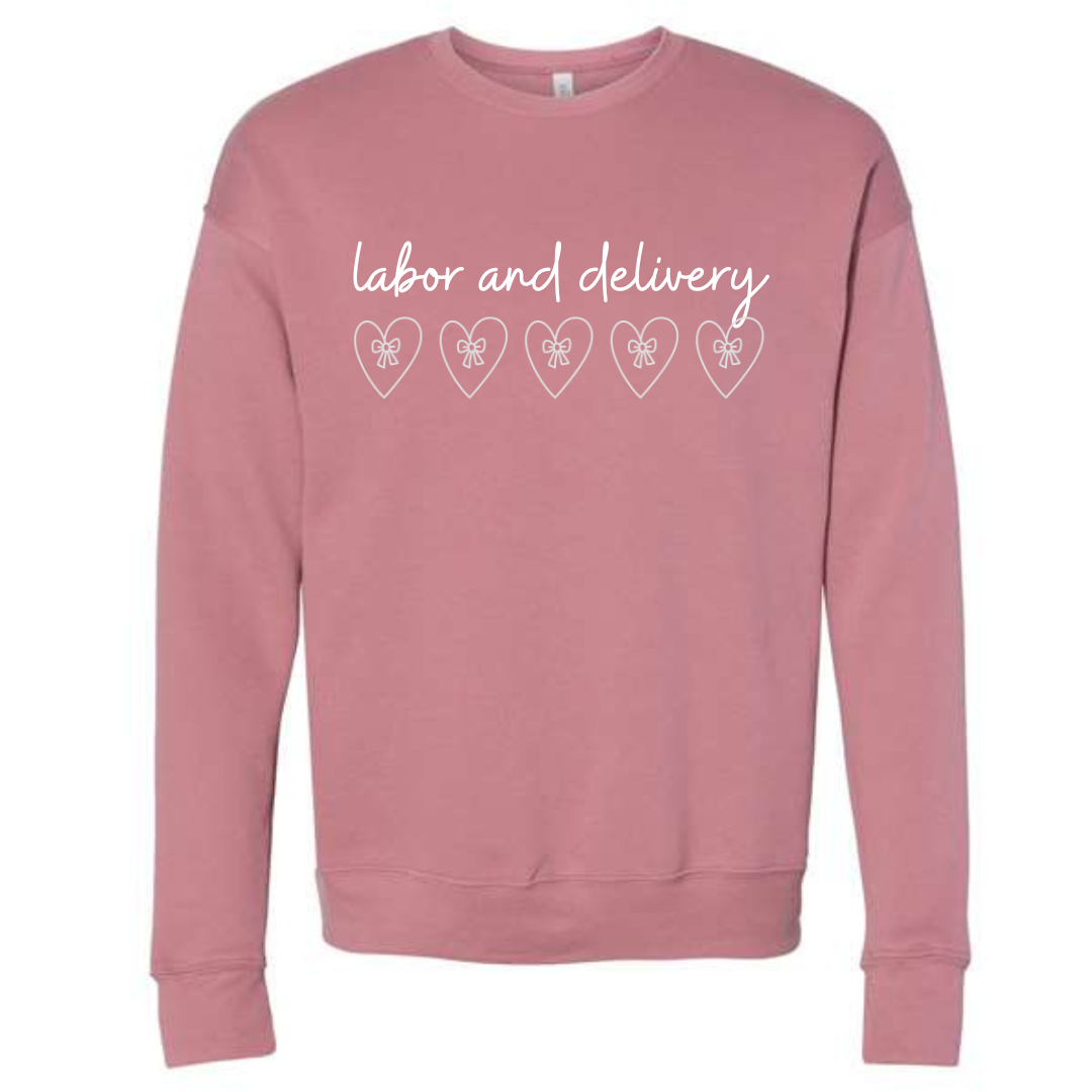 *NEW* 2026 Labor & Delivery Bow Hearts